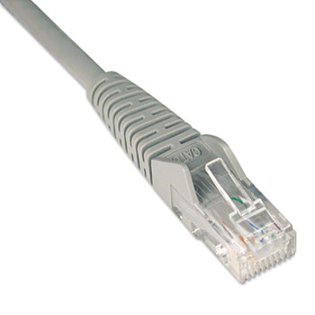50Ft Cat.6 Molded Snagless Patch Cable Gray 