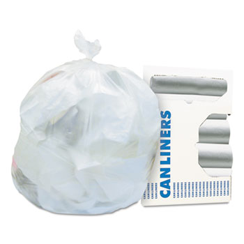 High Density 12-16 Gallon Waste Can Roll Liners Trash Garbage Bags 1000 ct 