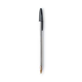 BIC Cristal Xtra Smooth Ballpoint Stick Pen Black Ink 1mm Medium 24pack for sale online 