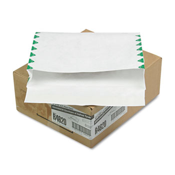 10 x 15 x 2 White Pack of 100 Top Pack Supply Tyvek Expandable Envelopes 