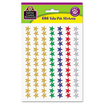 Mini Happy Face Valu-Pak Stickers Pack of 1144 Teacher Created Resources TCR663 