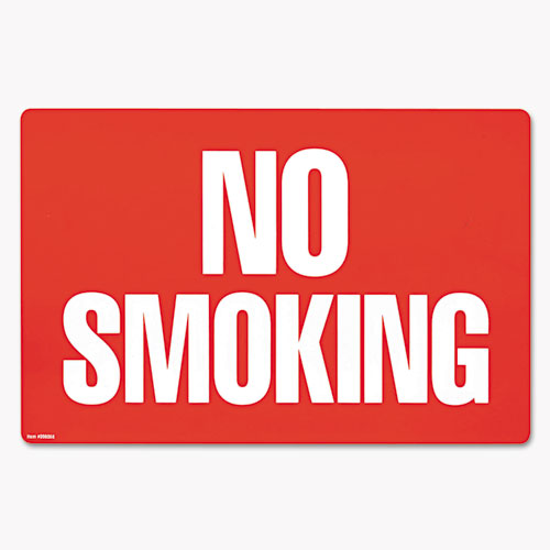Cosco No Smoking Image/message Sign 9" Width X 3" Height "no Smoking" 