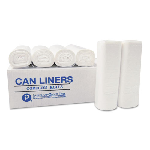 Inteplast Group High-Density Can Liner 24 x 33 16gal 5mic Clear 50/Roll 20 Rolls 