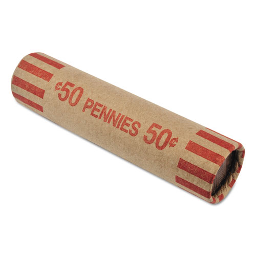 Penny/Cent Red Coin Roll Storage Box by MMF 
