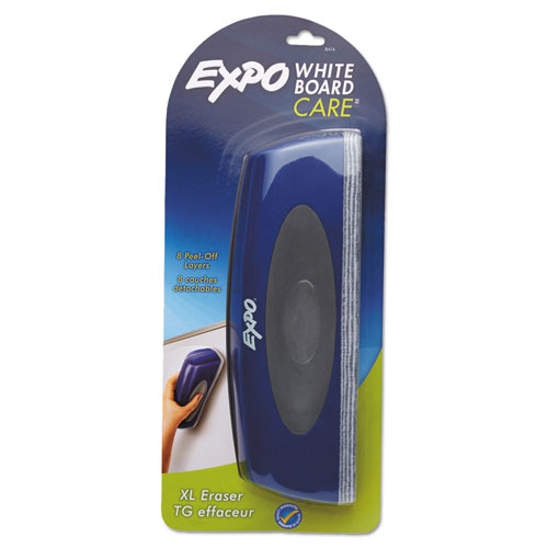 EXPO® Dry Erase EraserXL with Replaceable Pad, Felt, 10w x 2d - WB Mason