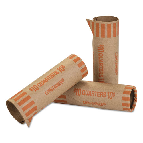 New Coin-Tainer Company Preformed Tubular Coin Wrappers Dimes 1000 ct 