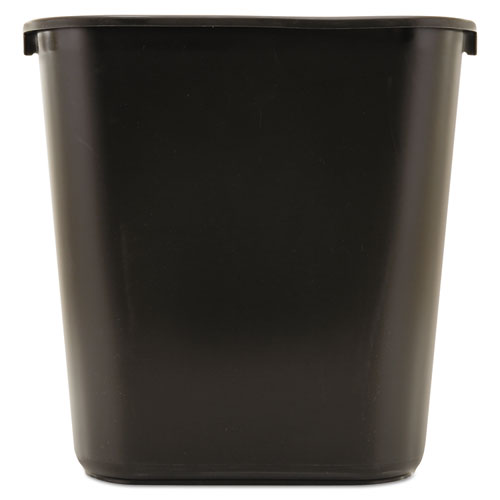 Sold as 2 Each Blue 13.625qt Small Deskside Recycling Container Rectangular Plastic