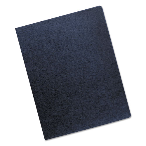 200/Pack Navy 11-1/4 X 8-3/4 Fellowes Linen Texture Binding System Covers