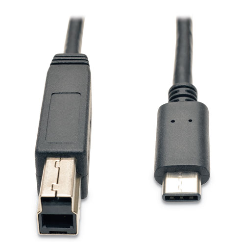 Tripp Lite Usb 3.0 Superspeed Device Cable ab M/m 3-ft Black - Usb For Hard 