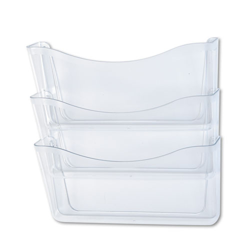 Rubbermaid Unbreakable MAGNETIC File Organizer Holder Letter Size Clear  NEW!!