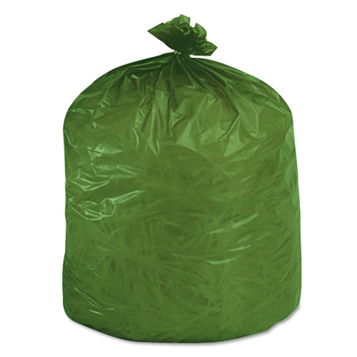 Stout Eco-Degradable Plastic Trash Bag 20-30gal .8mil 30 x 36 Brown 60/Box 