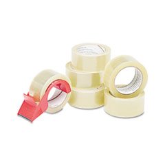 SKILCRAFT Commercial Package Sealing Tape with Handheld Dispenser, 3
