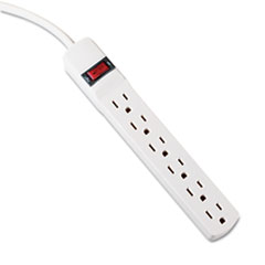 Innovera® STRIP POWER 6FT 6OUTL IVY SIX-OUTLET POWER STRIP, 6 FT CORD, 1.94 X 10.19 X 1.19, IVORY