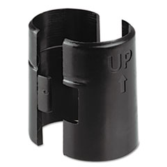 Alera® LOCK SHELF 4 CLIPS-PK Wire Shelving Shelf Lock Clips, Plastic, Black, 4 Clips-pack