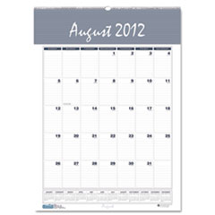 Blank Monthly Calendar 2013 on Harbor Wirebound Academic Monthly Wall Calendar  12 X 17  2012 2013