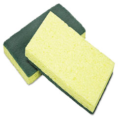 SKILCRAFT Cellulose Scrubber Sponge, 3.25 x 6.25, 0.75