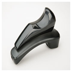 SKILCRAFT Angular Shape Telephone Shoulder Rest, 2 x 2.5 x 6.5, Black