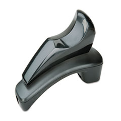 SKILCRAFT Curved Shape Telephone Shoulder Rest, 2 x 2.5 x 7, Black