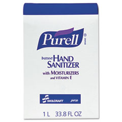 SKILCRAFT PURELL Instant Dispenser Refill Liquid Hand Sanitizer, 1,000 mL, 8/Box