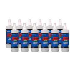 SKILCRAFT Glass Cleaner, Ammonia Based, 16 oz Spray Bottle, 12/Carton