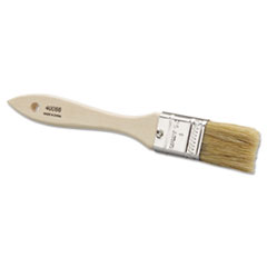 Weiler® BRUSH ECO-1 1" DSP HOG WH Eco-1 Disposable Chip And Oil Brush, White, 1" Hog Bristle, Wood