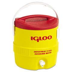 Igloo® COOLER 3 GL PLASTC YL-RD INDUSTRIAL WATER COOLER, 3 GAL, YELLOW RED