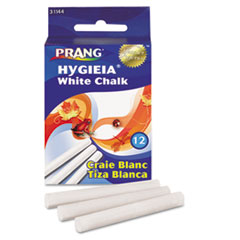 Prang® CHALK PRANG 12CT WH HYGIEIA DUSTLESS BOARD CHALK, 3 1-4 X 0.38. WHITE, 12-BOX