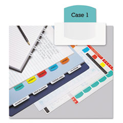 Laser Printable Index Tabs, 1/5-Cut, Assorted Colors, 1.13