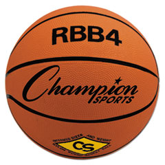 Champion Sports BALL BASKETBALL SZ 6 OR Rubber Sports Ball, For Basketball, No. 6, Intermediate Size, Orange
