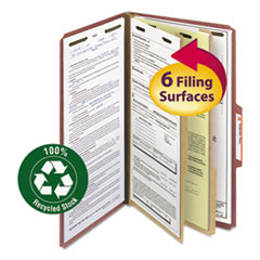 Recycled Pressboard Classification Folders, 2