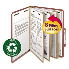 Recycled Pressboard Classification Folders, 3