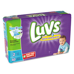 Luvs® DIAPERS LUVS S2 2-40CT DIAPERS, SIZE 2: 12 LBS TO 18 LBS, 40-PACK, 2 PACK-CARTON