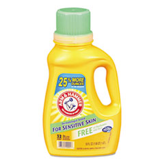 Arm & Hammer™ DETERGENT DYE FREE 50OZ He Compatible Liquid Detergent, Unscented, 50 Oz Bottle