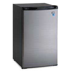 Avanti REFRIGERATOR AVANTI 4.4 C 4.4 Cf Refrigerator, 19 1-2"w X 22"d X 33"h, Black-stainless Steel