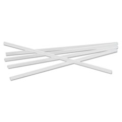 Boardwalk® STRAW JMB 7.75IN 250PK TR Jumbo Straws, 7 3-4", Plastic, Translucent, Unwrapped, 250-pack