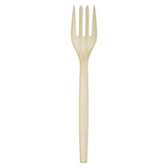 Eco-Products® FORK 7" ECO FORK CRE PLANT STARCH FORK - 7", 50-PACK