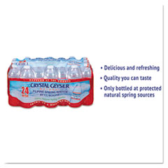 Crystal Geyser® WATER ALPINE SPRG 24BTL Alpine Spring Water, 16.9 Oz Bottle, 24-case