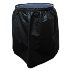 Tablemate® WASTEBASKET SKRT 44GAL Trash Can Skirt For 44 Gallon Round Receptacle, Black