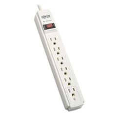 Tripp Lite SURGE 6-OUTLET 6FT CRD PROTECT IT! SURGE PROTECTOR, 6 OUTLETS, 6 FT CORD, 790 JOULES, LIGHT GRAY