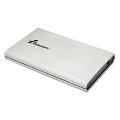 SKILCRAFT Portable Hard Drive, 500 GB, USB 3.0, Silver