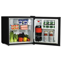Alera™ REFRIGERATOR CHLR1.6CU BK 1.6 Cu. Ft. Refrigerator With Chiller Compartment, Black