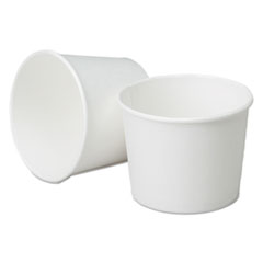 SKILCRAFT Squat Disposable Paper Cups, White, 12 oz, 1,200/Box