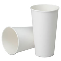 SKILCRAFT Disposable Paper Cups for Cold Beverages, 32 oz, White, 500/Box