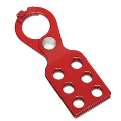 SKILCRAFT Lockout Tagout Hasp, Steel with Tabs