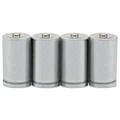 SKILCRAFT Alkaline D Batteries, 4/Pack
