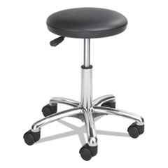 Height-Adjustable Lab Stool, Backless, Supports Up To 250 Lb, 16