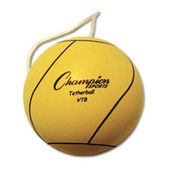 Champion Sports BALL TETHER YL Tether Ball, Playground Size, Optic Yellow