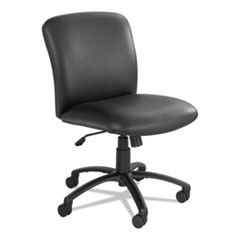 Uber Big/Tall Series Mid Back Chair, Vinyl, Supports Up To 500 Lb, 18.5