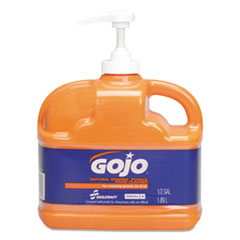 SKILCRAFT GOJO Pumice Hand Cleaner, Fresh Citrus, 0.5 gal Pump Bottle, 6/Carton