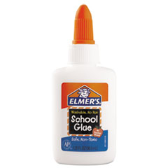 Elmer's® GLUE WASHABLE SCHL 1.25OZ WASHABLE SCHOOL GLUE, 1.25 OZ, DRIES CLEAR